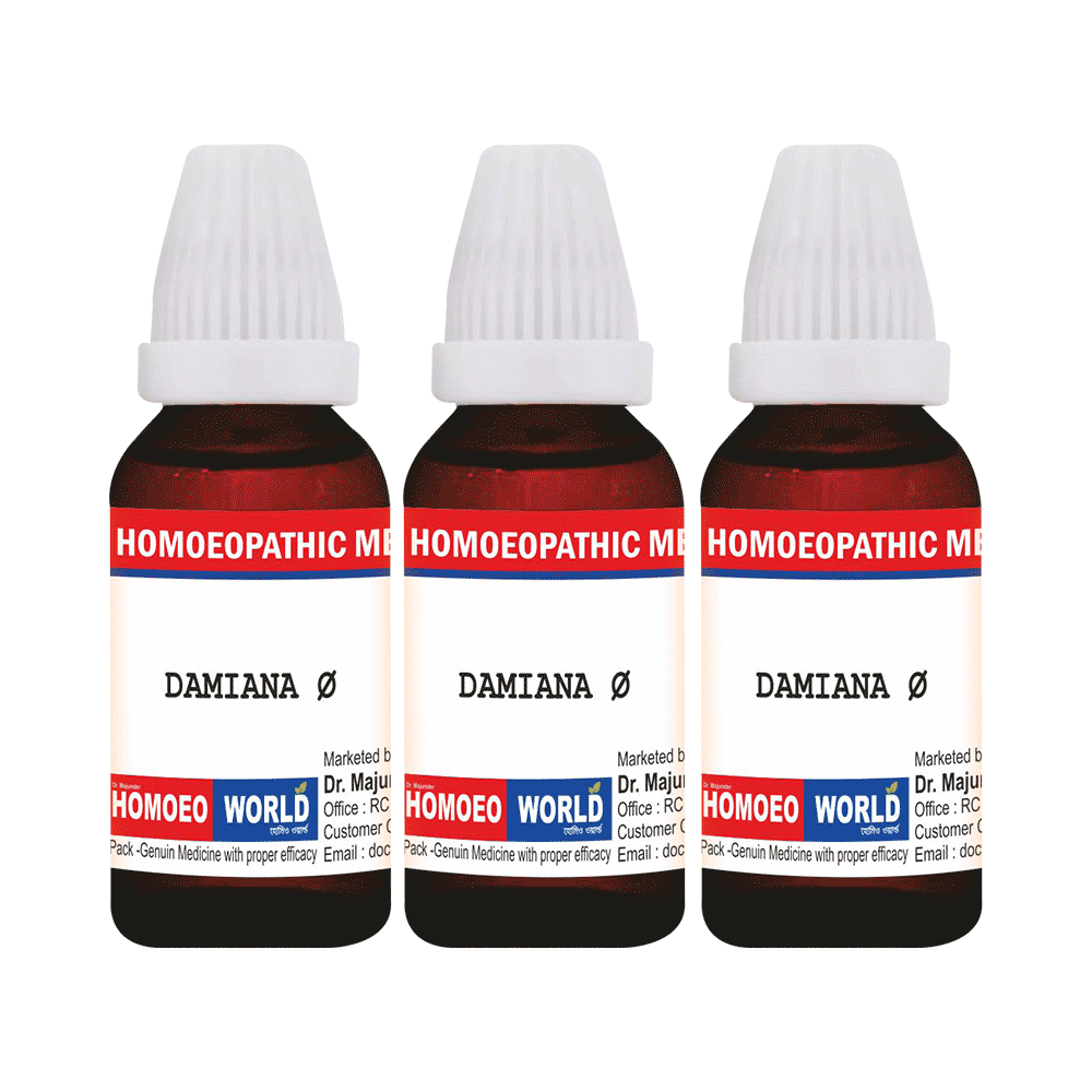 Dr. Majumder Homeo World Damiana Mother Tincture (30ml Each) Q