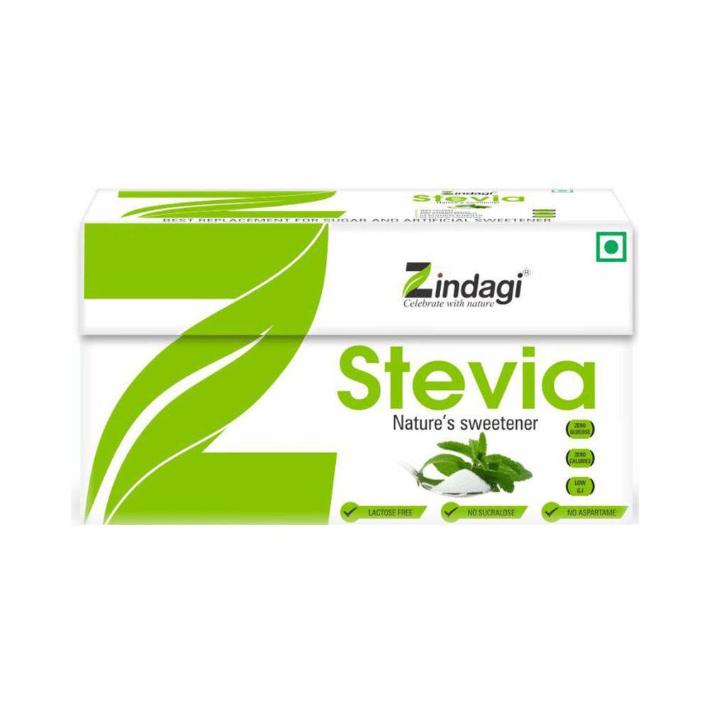 Zindagi Combo Pack of Stevia Liquid, Stevia Powder, Stevia Sachets & Stevia Leaves - Image 2