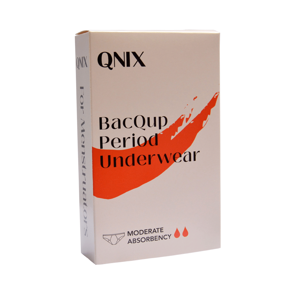 QNIX BacQup Period Underwear Black Medium - Image 8