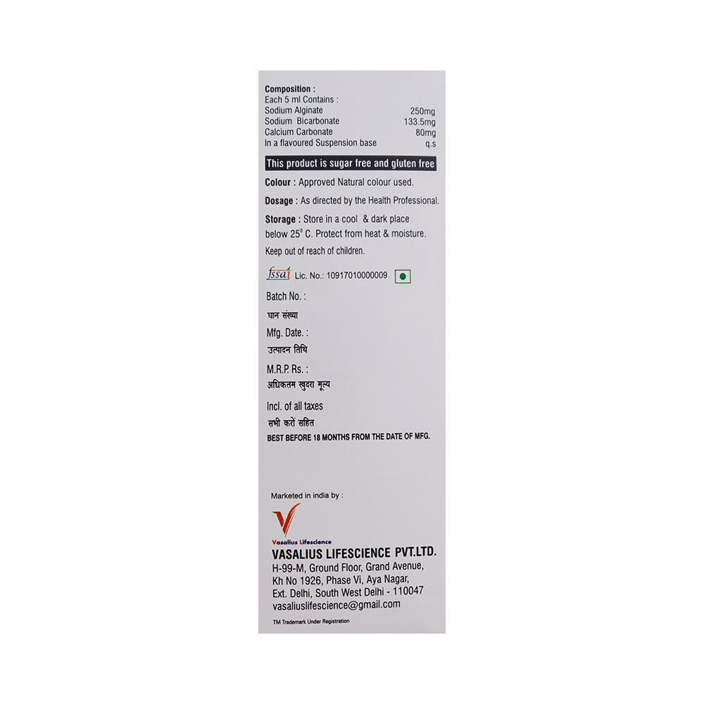 Digerelief Oral Suspension Mint Sugar Free & Gluten Free - Image 2