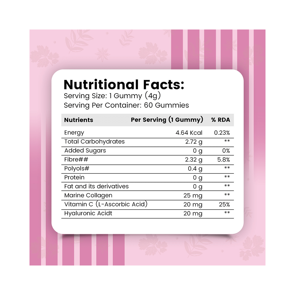 Nirvasa Skin Radiance Gummies (60 Each) Orange - Image 5