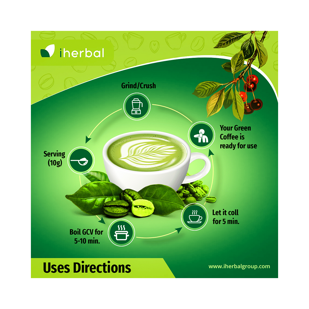 Iherbal Arabica Green Coffee Beans - Image 4