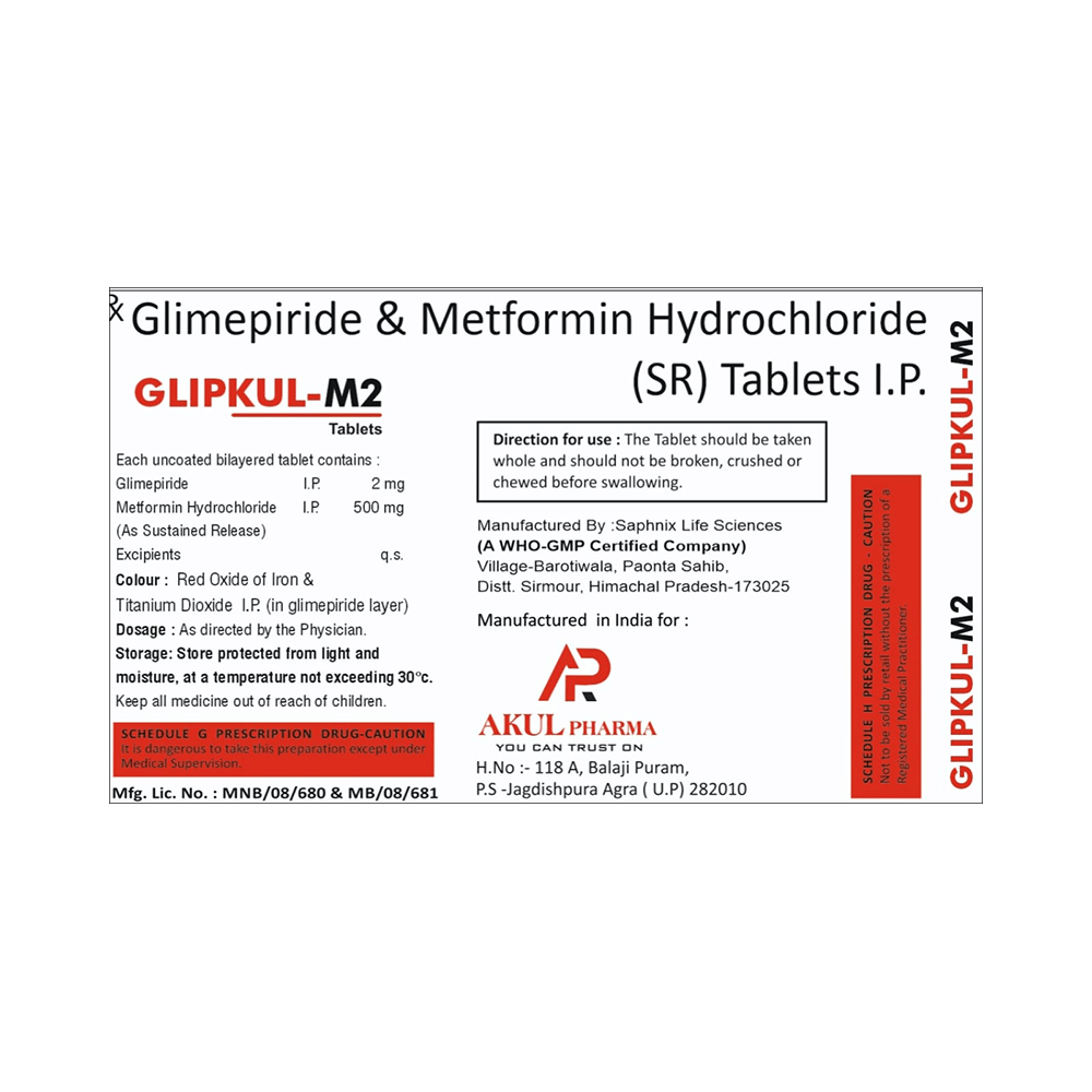 Glipkul-M 2 Tablet SR - Image 2