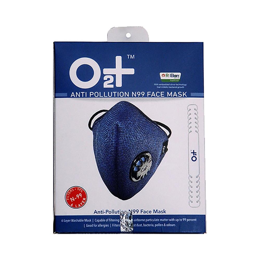 O2+ 6 Layer Anti Pollution N99 Face Mask with Respiratory Valve - Image 5
