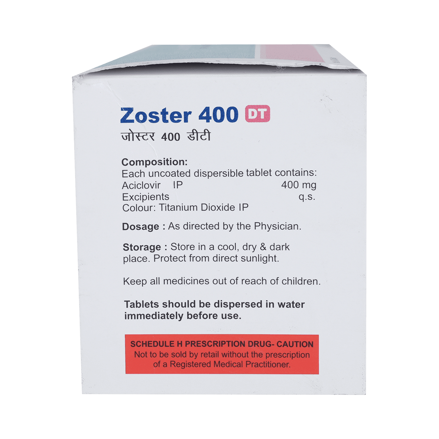Zoster 400mg Tablet DT - Image 3