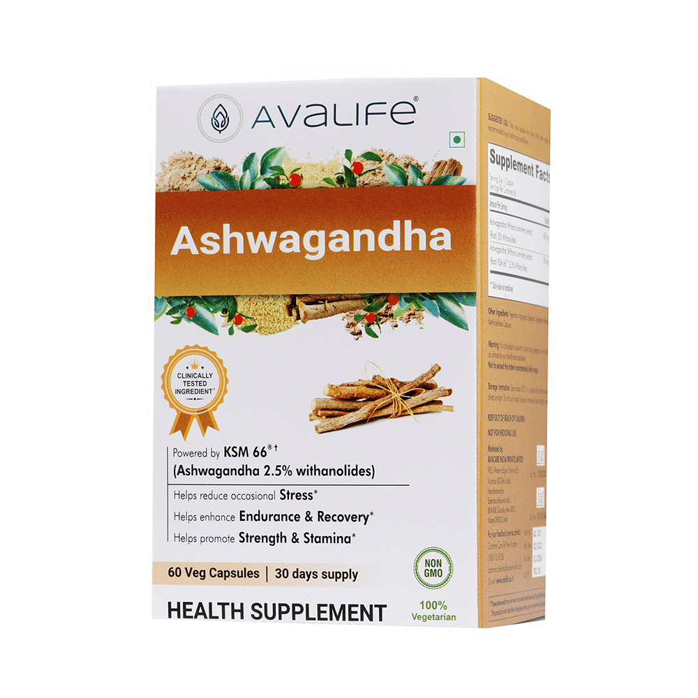 Avalife Ashwagandha Veg Capsule - Image 1