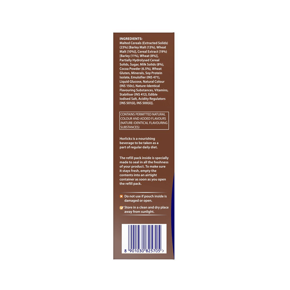 Horlicks Drink with Vitamin C, D & Zinc | For Bones & Metabolism | Flavour Chocolate Delight - Image 6