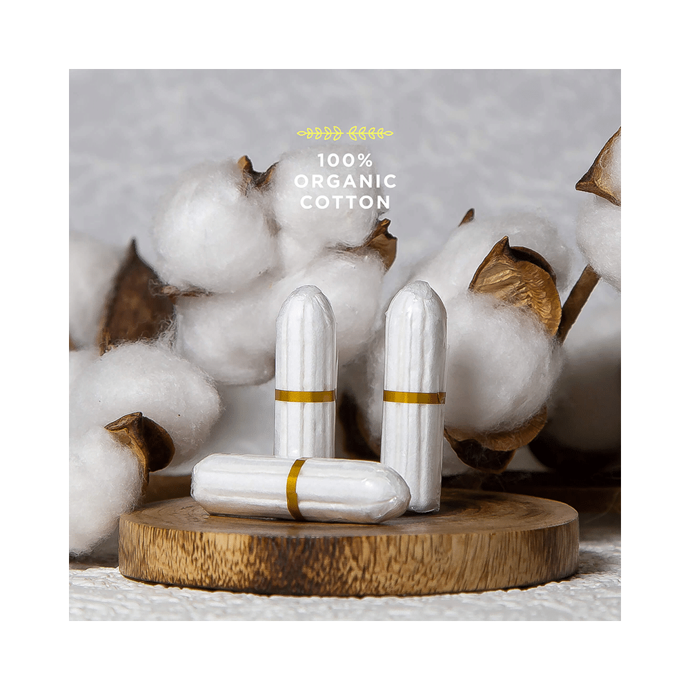 Pee Safe 100% Organic Cotton Biodegradable Tampons Regular - Image 7