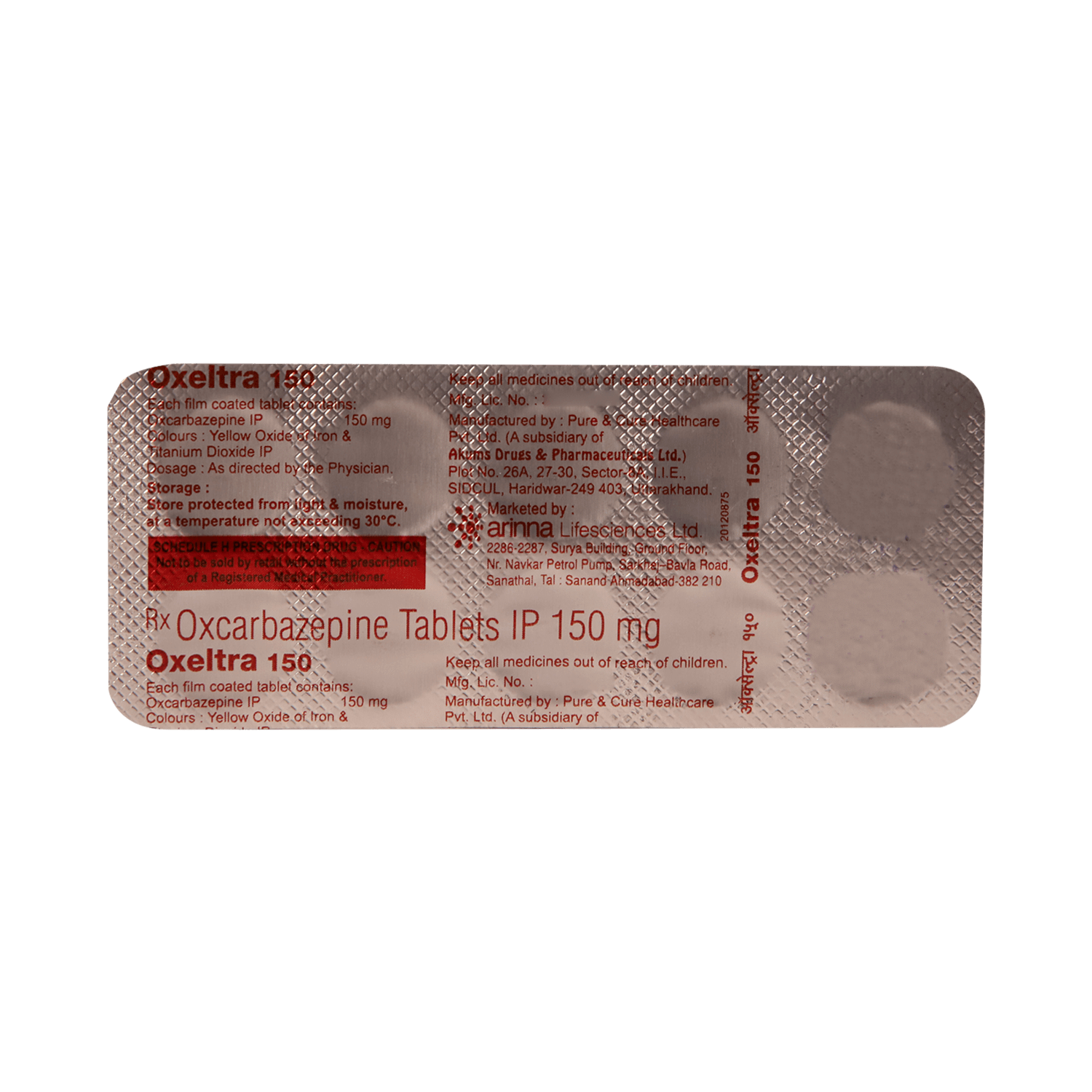 Oxeltra 150mg Tablet - Image 3