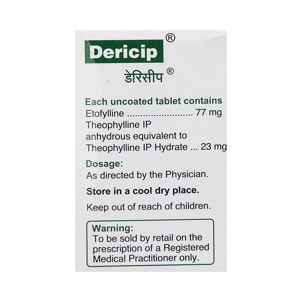 Dericip 77mg/23mg Tablet - Image 2