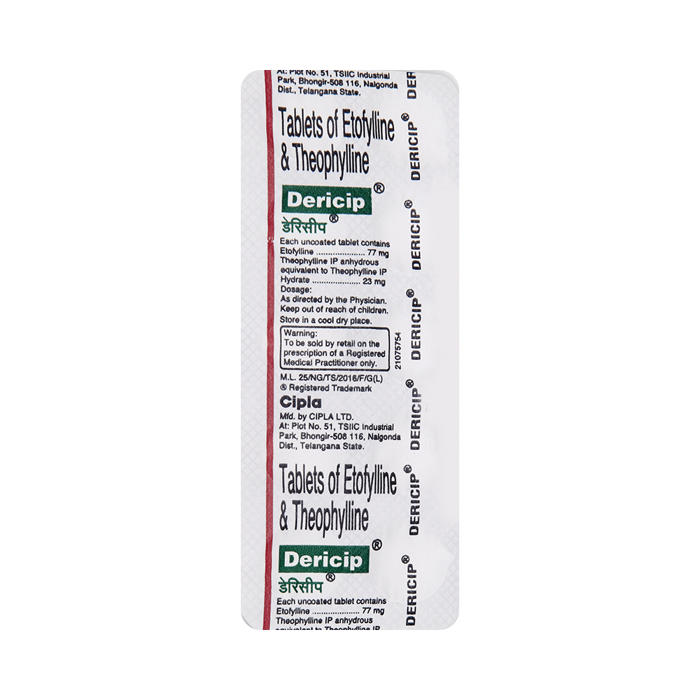 Dericip 77mg/23mg Tablet - Image 4