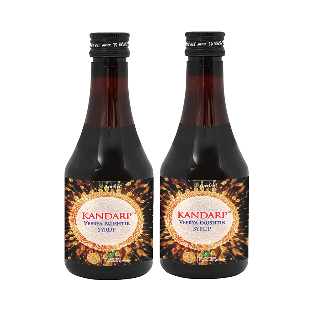 Ambic Kandarp Veerya Paushtik Syrup (300ml Each) - Image 2