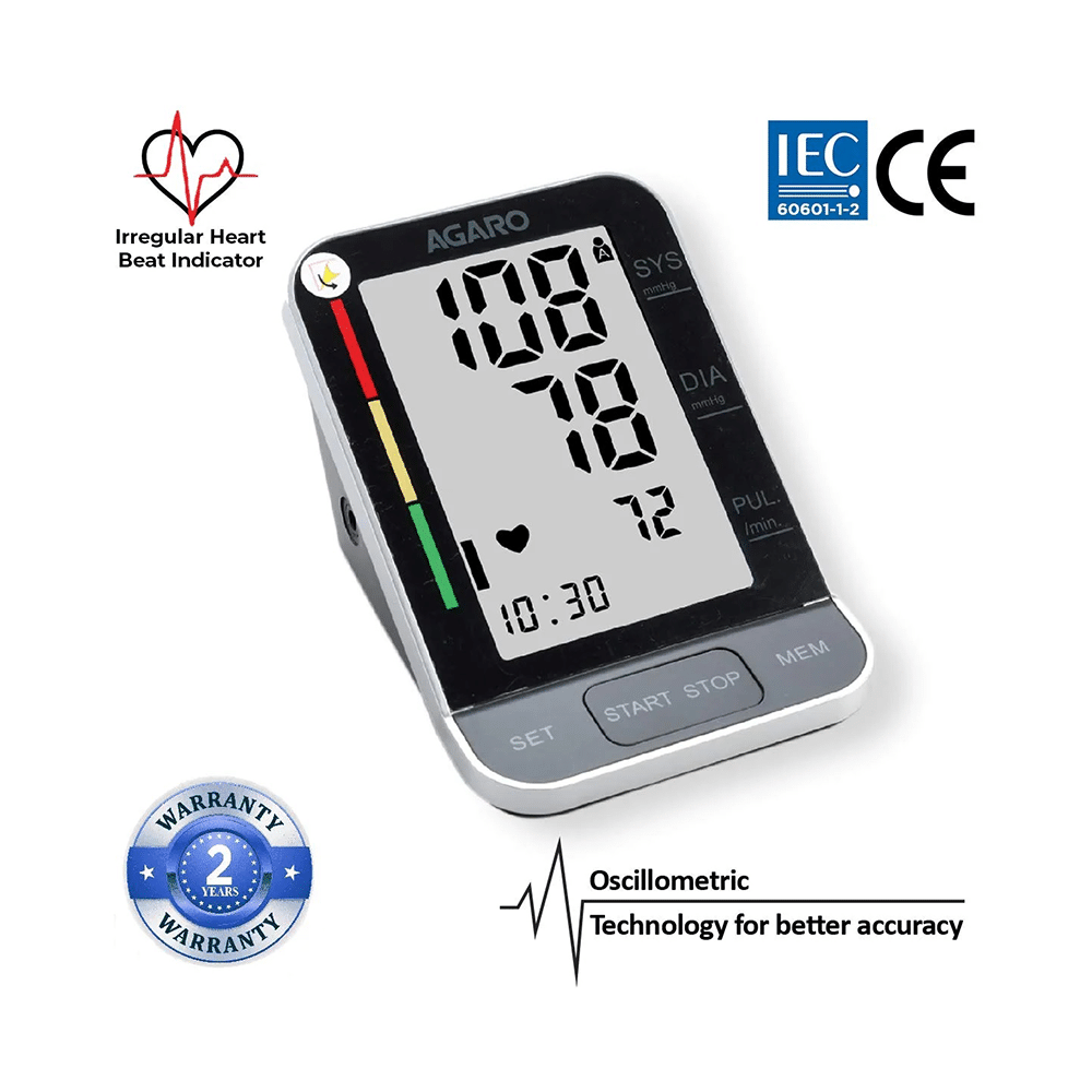 Agaro BP 801 Automatic Digital Blood Pressure Monitor - Image 2