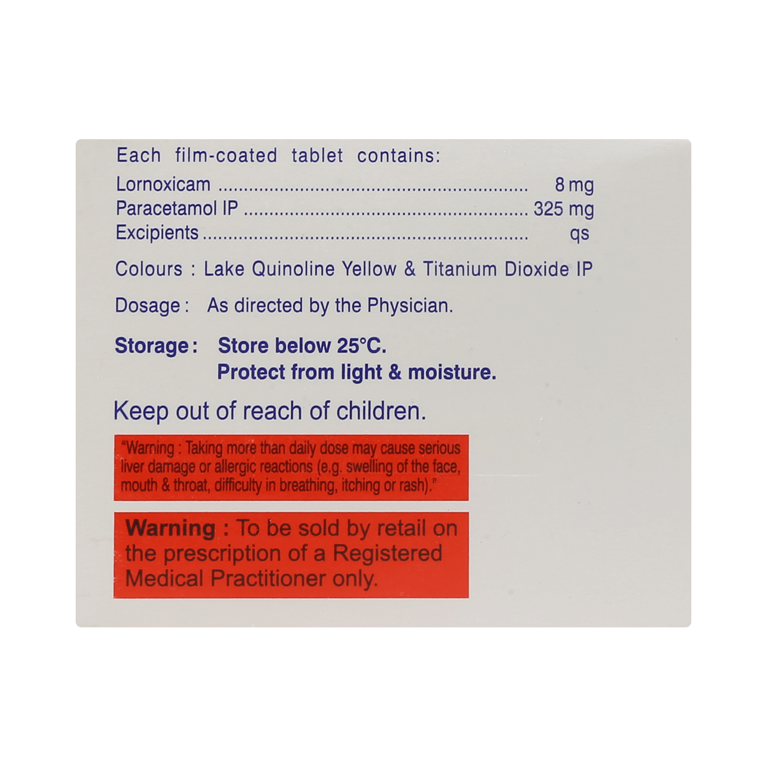 Lornoxi P Tablet - Image 3