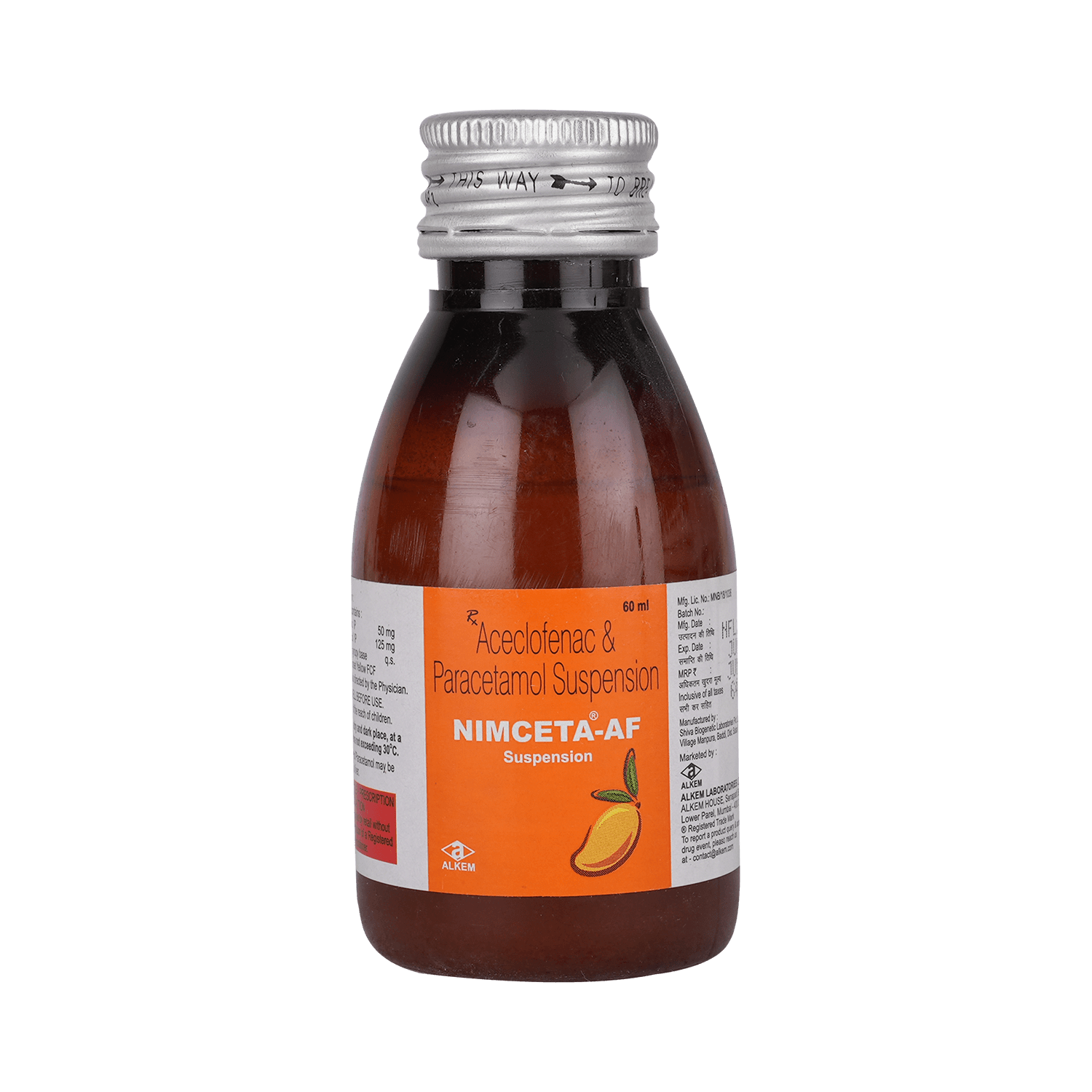 Nimceta AF 50 mg/125 mg Suspension - Image 1