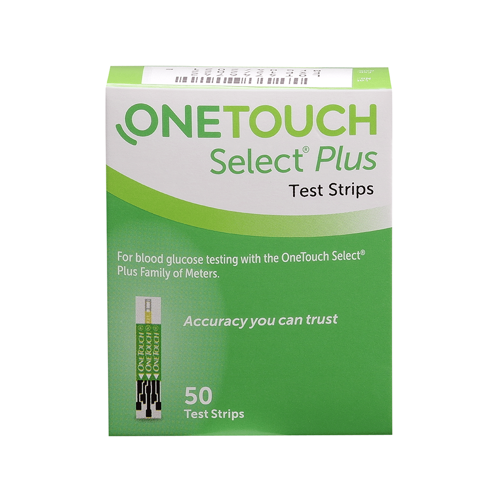 Combo of 2 Pack of OneTouch Select Plus Test Strip (50 Each) & 2 Pack of OneTouch Delica Plus Lancet (25 Each) - Image 2