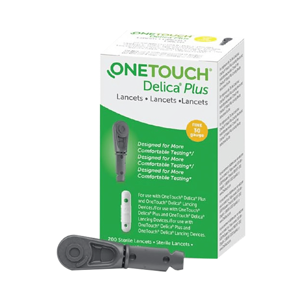 Combo of 2 Pack of OneTouch Select Plus Test Strip (50 Each) & 2 Pack of OneTouch Delica Plus Lancet (25 Each) - Image 9