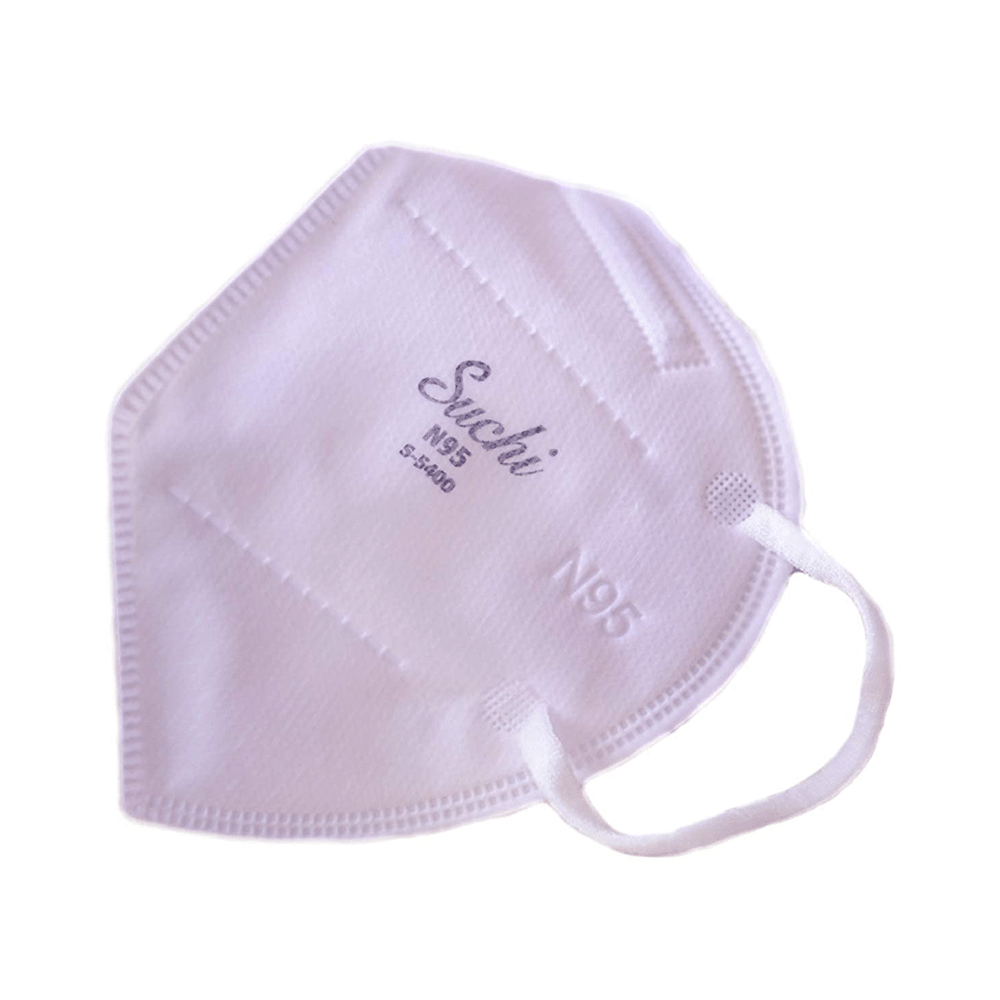 Suchi N 95 Face Mask with Earloop White