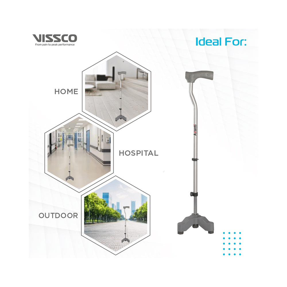 Vissco 907 Avanti L Shape Tripod Stick Universal - Image 6