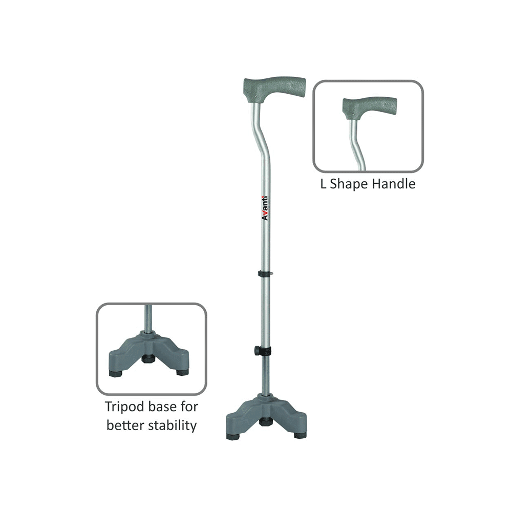 Vissco 907 Avanti L Shape Tripod Stick Universal - Image 2