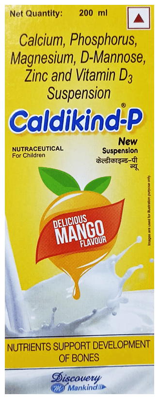 Caldikind P New Delicious Mango Flavour Suspension 200 Ml - Image 1