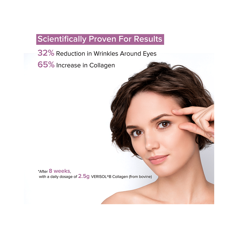 TrueBasics Collagen Skin | With L-Glutathione, Hyaluronic Acid & Biotin | Sachet for Healthy Skin, Hair & Nails Unflavored - Image 7