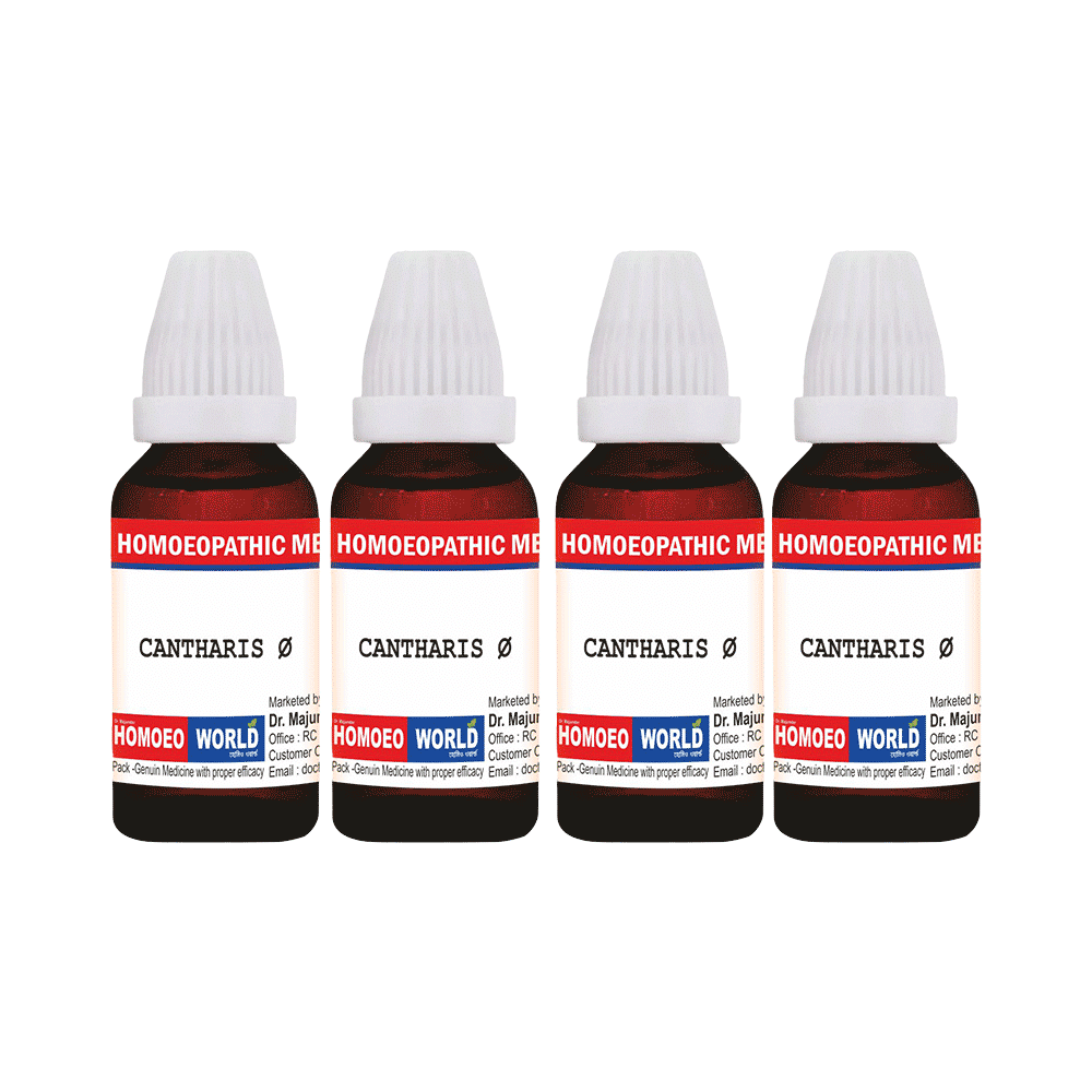 Dr. Majumder Homeo World Cantharis Mother Tincture (30ml Each)