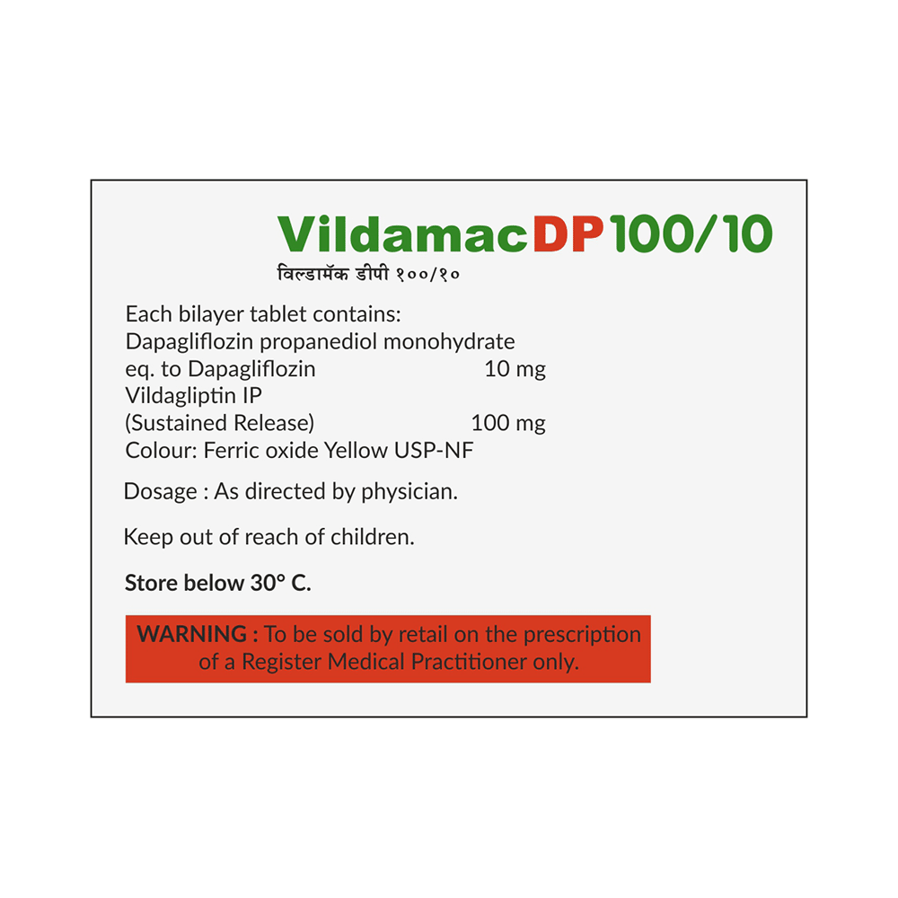Vildamac DP 10mg/100mg Tablet SR - Image 2