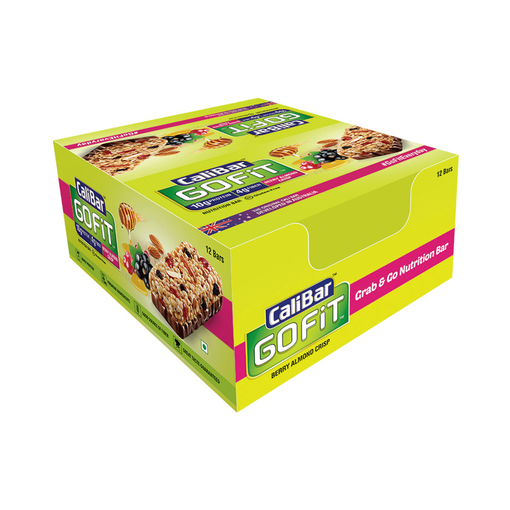 CaliBar Gofit Protein Bar Berry Almond Crisp - Image 1