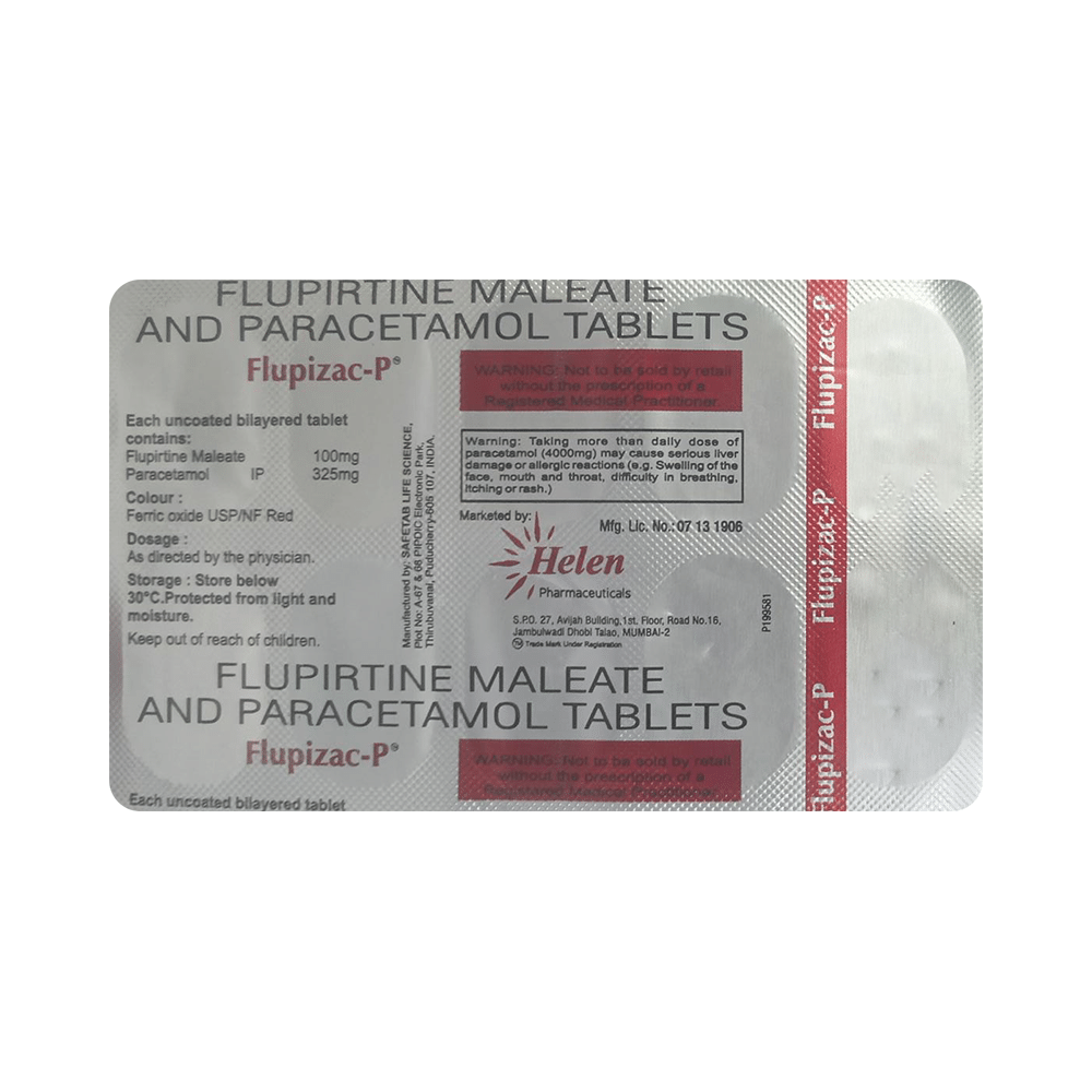 Flupizac P 100mg/325mg Tablet