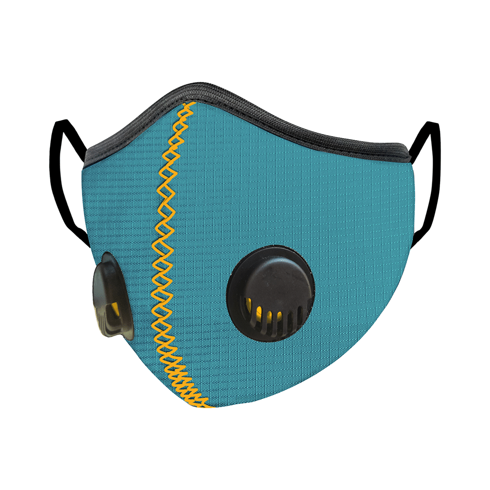 Lioncrown Herring N95 Reusable Washable Outdoor Face Mask Teal - Image 3
