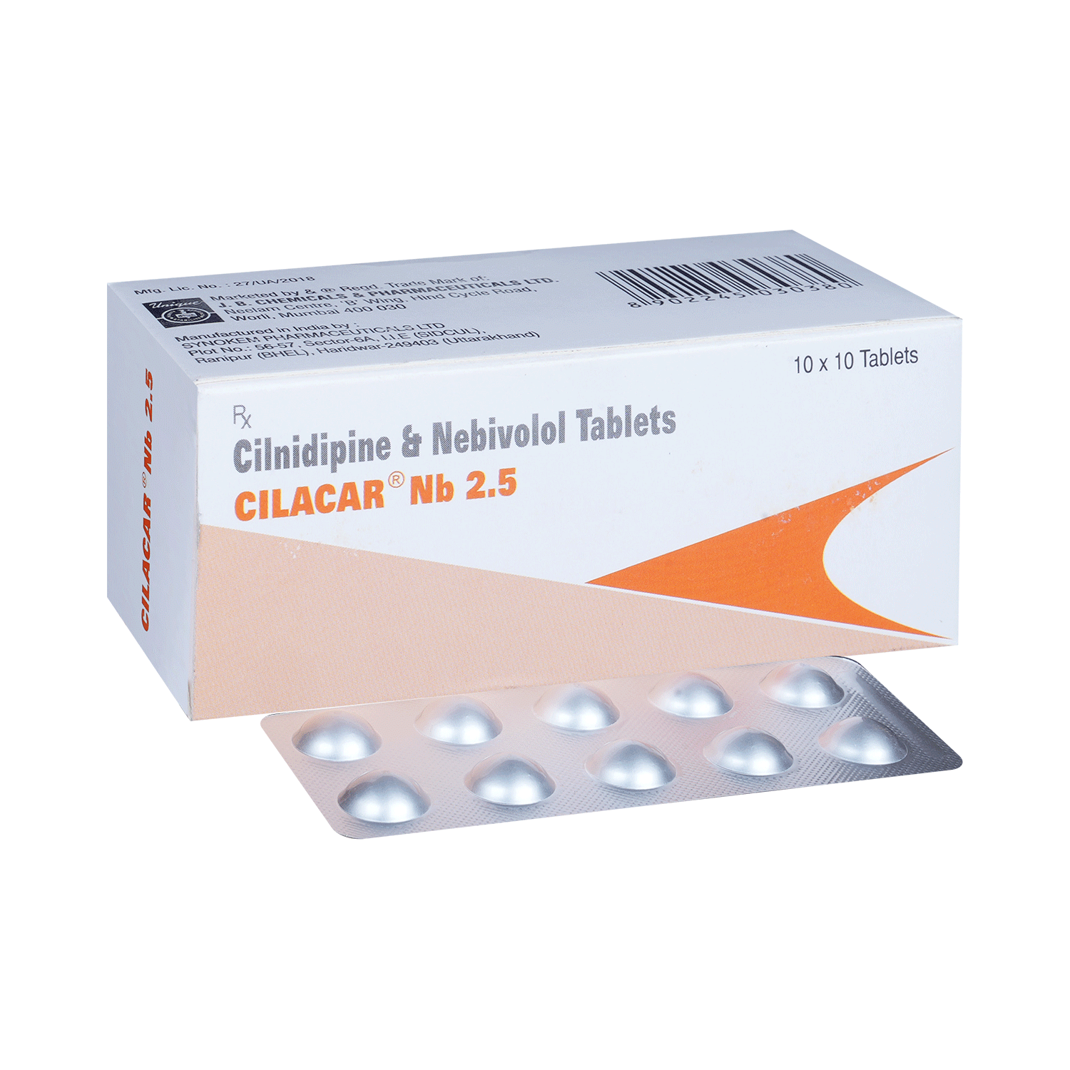 Cilacar NB 2.5 Tablet