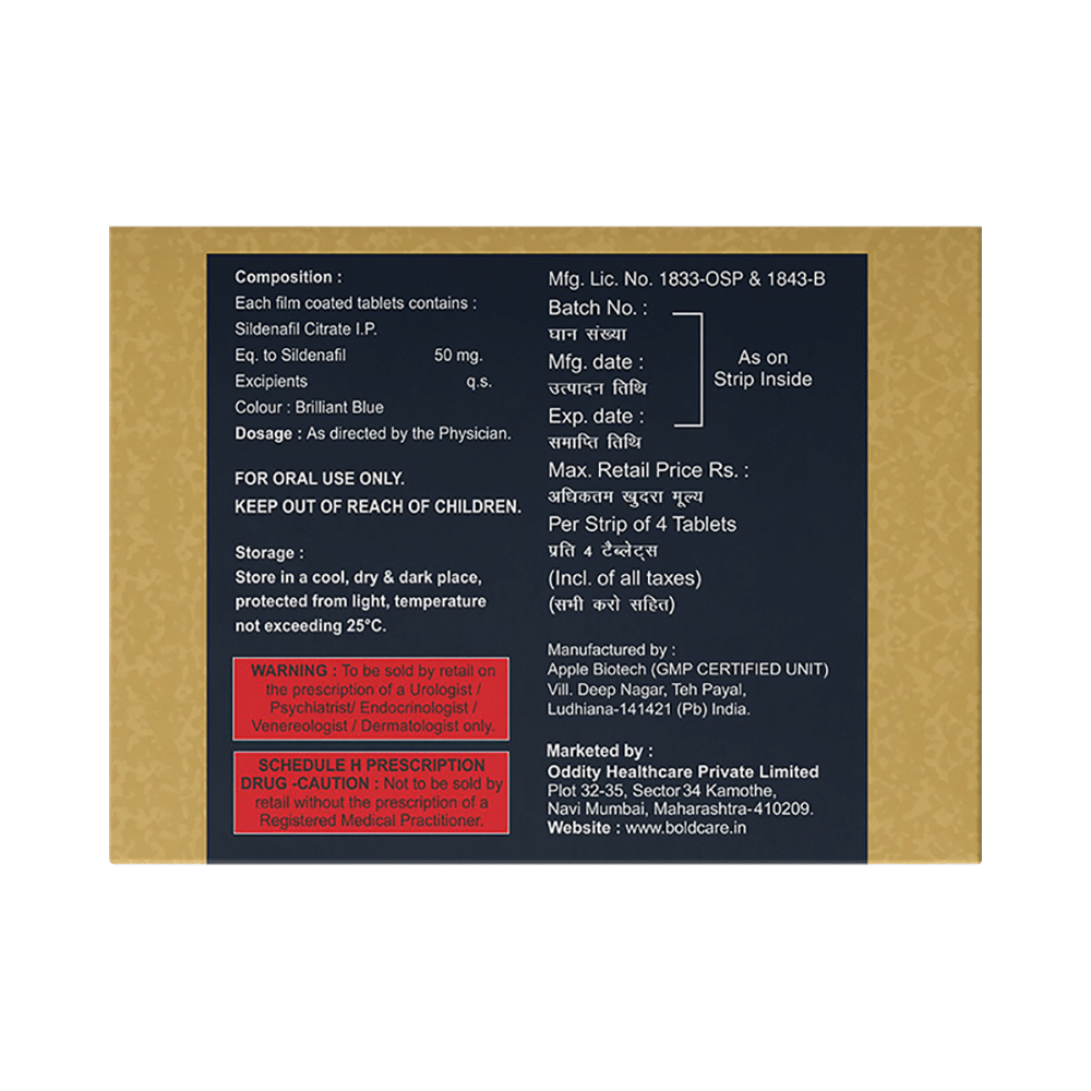 Bold Care 50 Tablet - Image 2