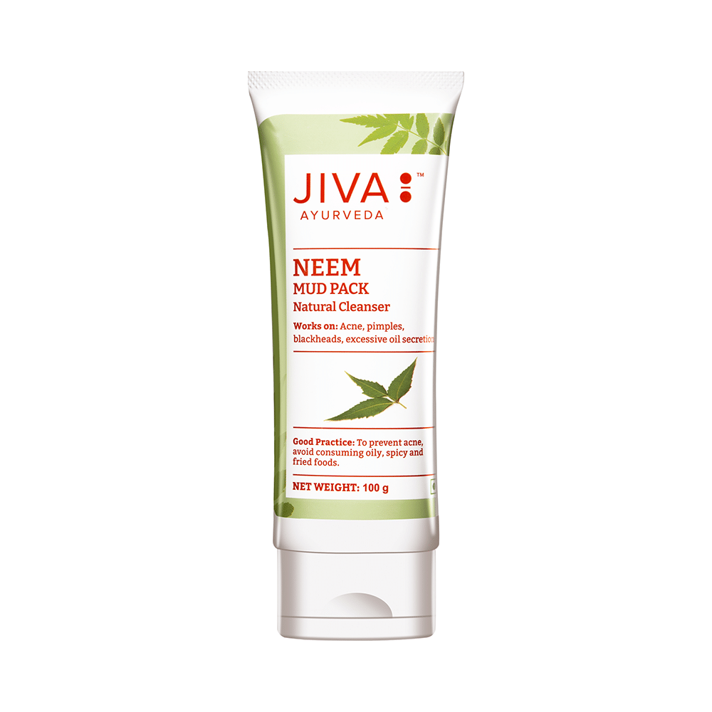 Jiva Ayurveda Neem Mud Pack Natural Cleanser (100gm Each)