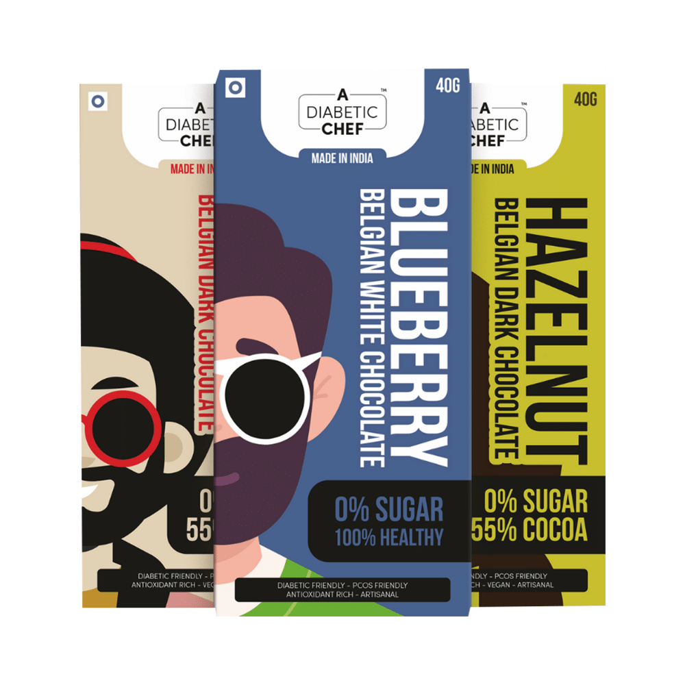 A Diabetic Chef Chocolate (40gm Each) Best Seller Pack