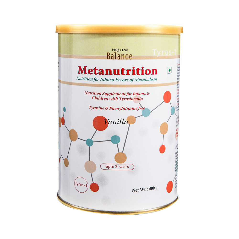 Pristine Balance Metanutrition Tyros 1 (Upto 3 Years) for Metabolism | Flavour Powder Vanilla - Image 1