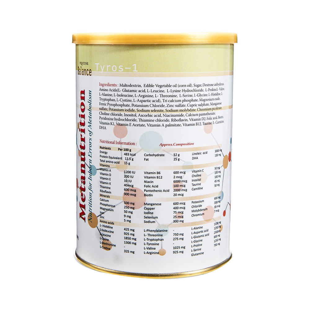 Pristine Balance Metanutrition Tyros 1 (Upto 3 Years) for Metabolism | Flavour Powder Vanilla - Image 2