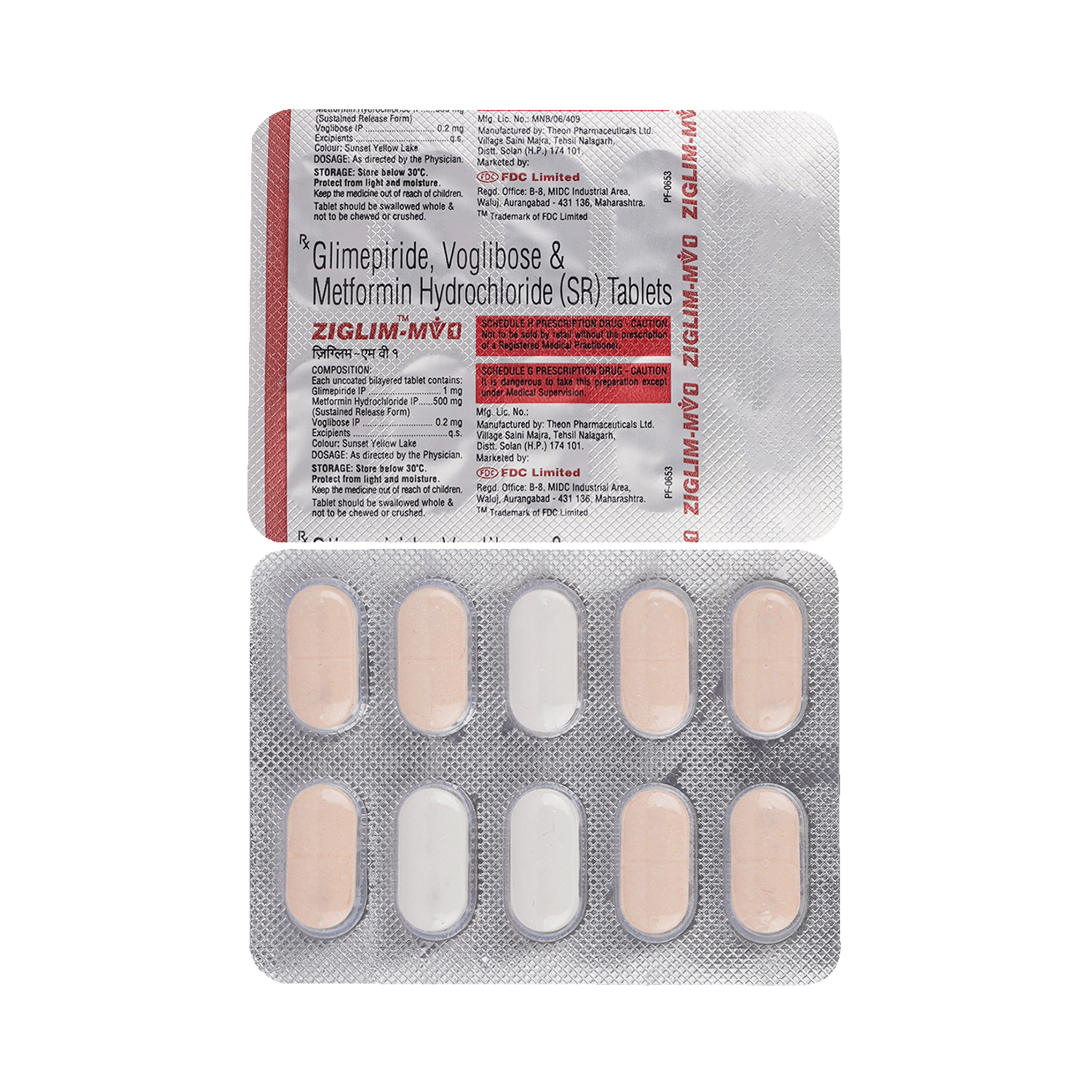 Ziglim-MV 1 Tablet SR - Image 1