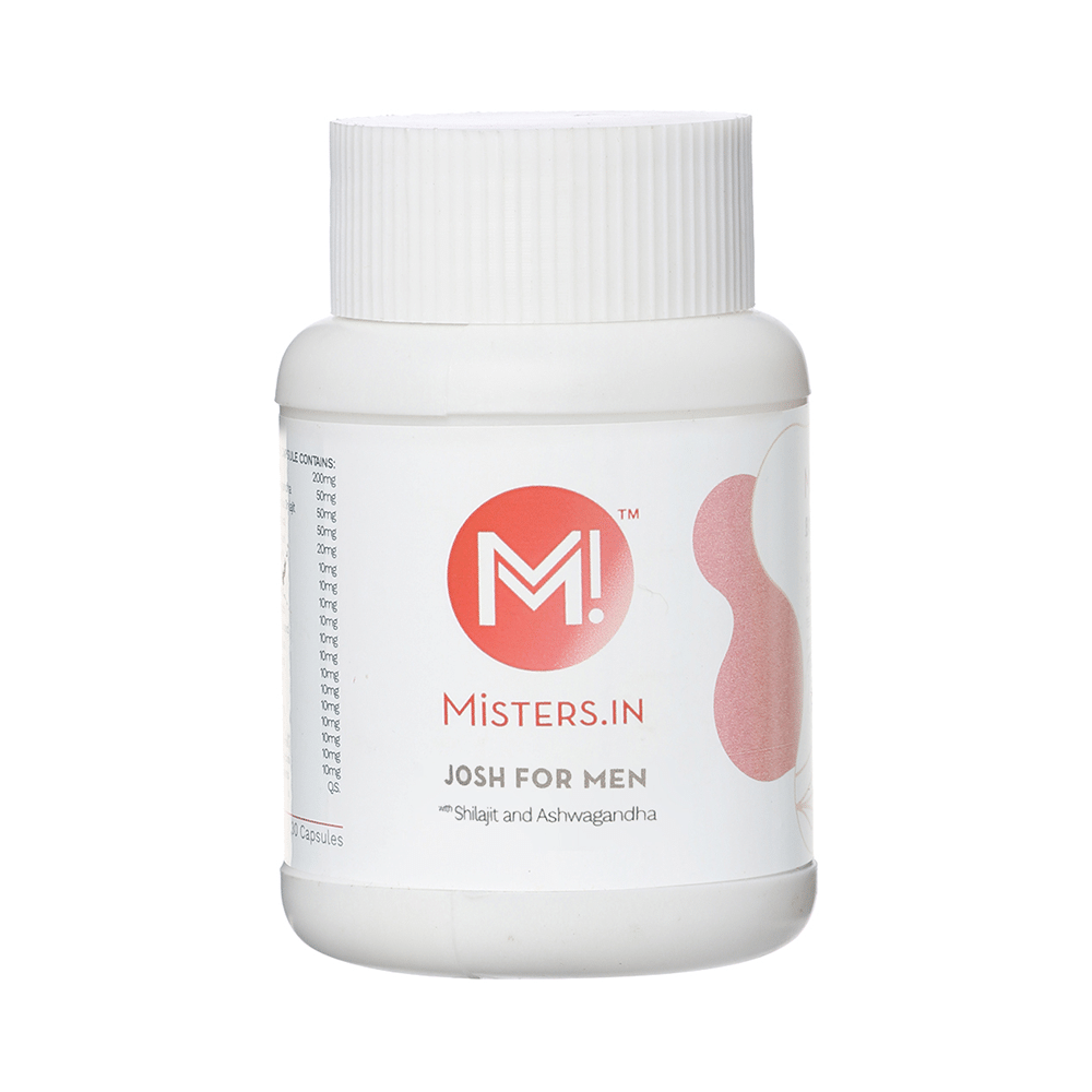 Misters.In Josh for Men Capsule with Shilajit and Aswagandha (30 Each)