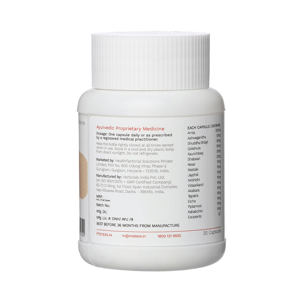 Misters.In Josh for Men Capsule with Shilajit and Aswagandha (30 Each) - Image 2
