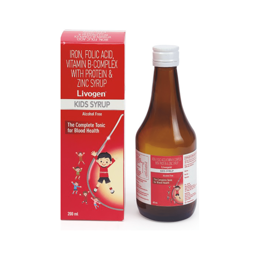 Livogen Kids Syrup Alcohol Free - Image 1