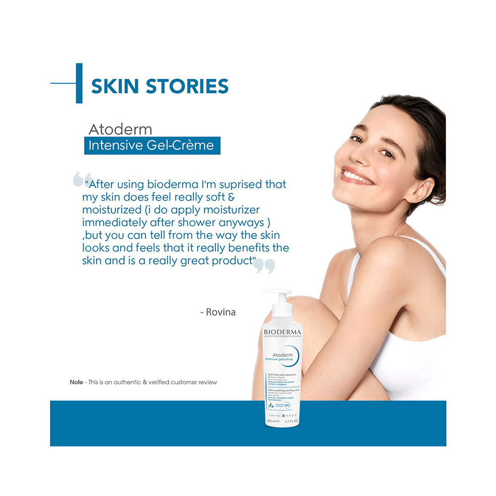 Bioderma Atoderm Intensive Gel | Ultra Soothing Cooling Care | For Very Dry, Irritated to Atopic Sensitive Skin - Image 5