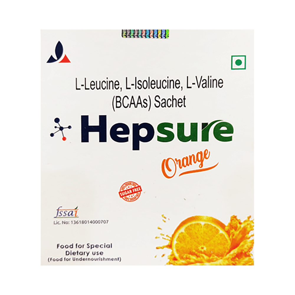 Hepsure Sachet Orange Sugar Free