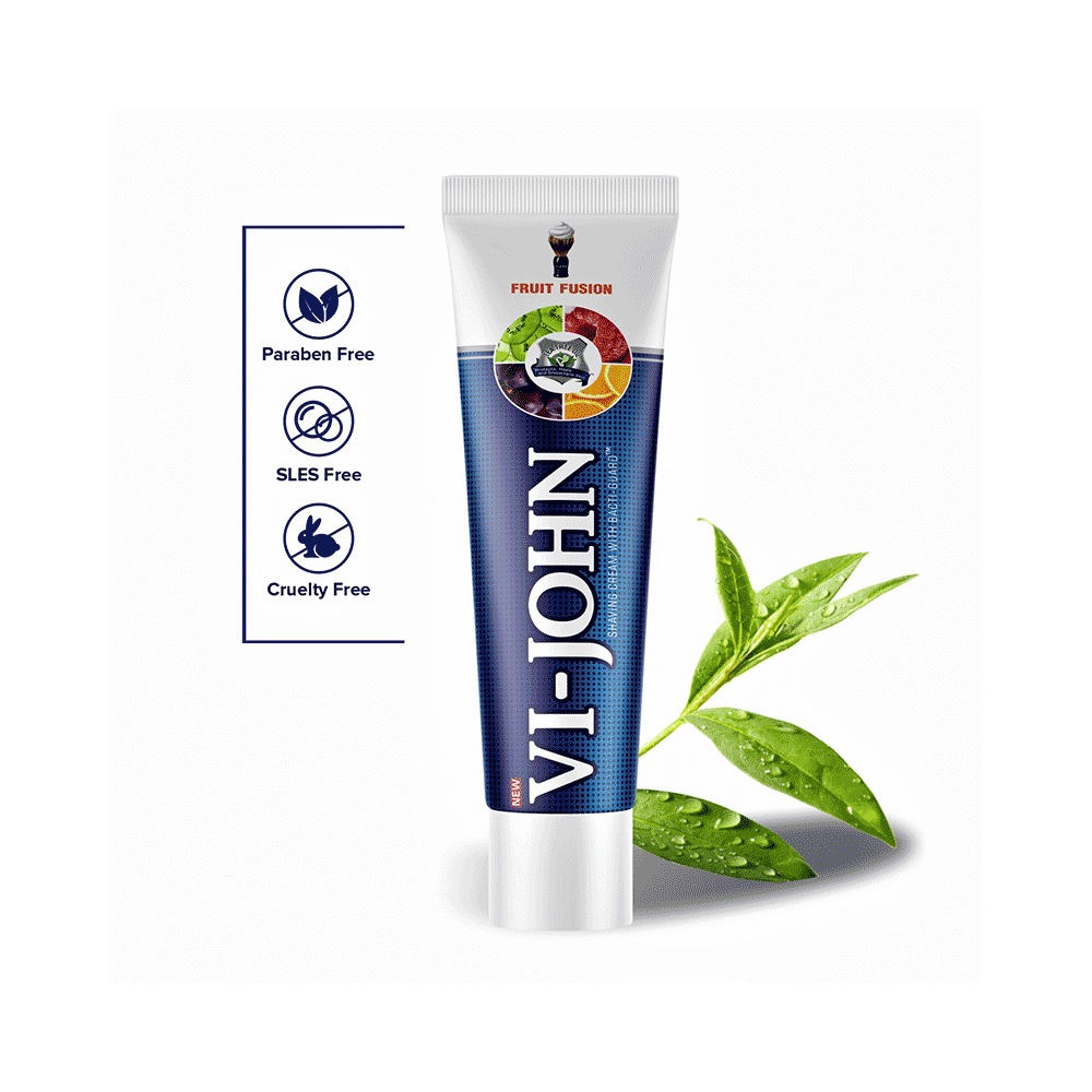 Vi-John Shaving Cream with Tea Tree Oil and Bacti Guard Fruit Fusion - Image 7