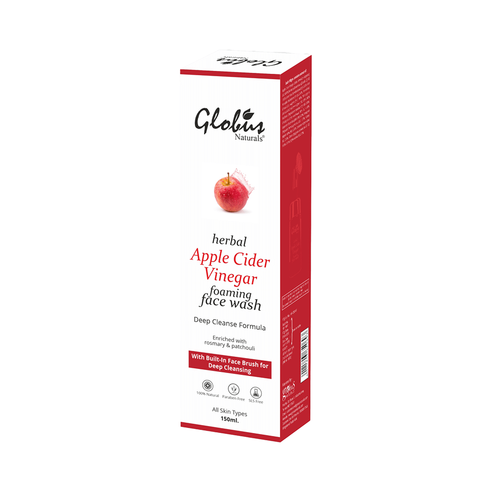 Globus Naturals Apple Cider Vinegar Foaming Face Wash - Image 1