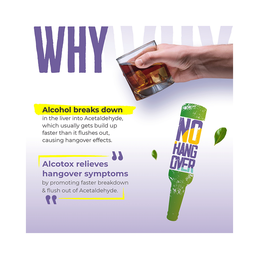 Makalu Alcotox Before & After Party Hangover Cure Effervescent Tablet-Lime & Lemon (14 Each) - Image 7
