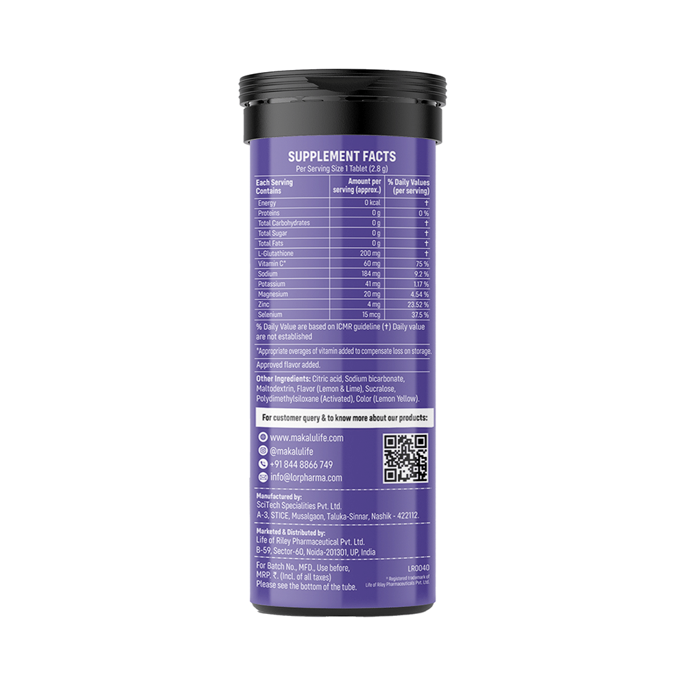 Makalu Alcotox Before & After Party Hangover Cure Effervescent Tablet-Lime & Lemon (14 Each) - Image 3