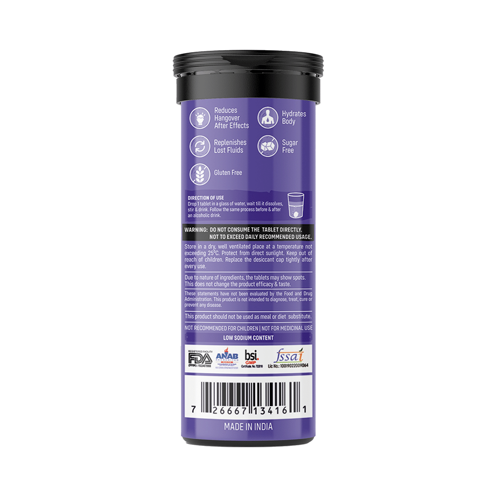Makalu Alcotox Before & After Party Hangover Cure Effervescent Tablet-Lime & Lemon (14 Each) - Image 2