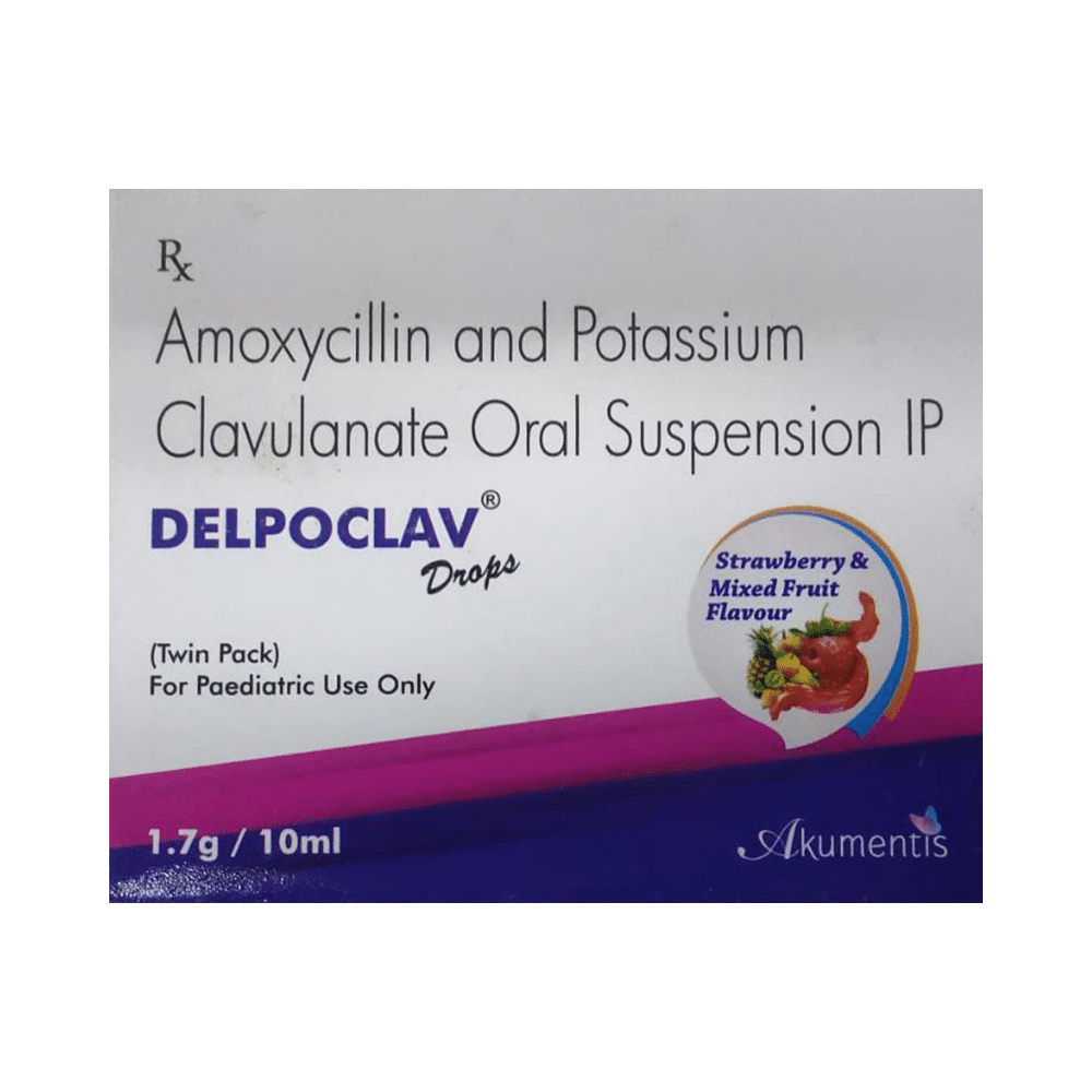 Delpoclav Oral Drop Strawberry & Mixed Fruit - Image 1