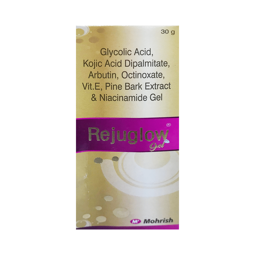 Rejuglow Gel with Glycolic Acid, Kojic Acid, Niacinamide & Vitamin E | For Dark Spots & Acne | Derma Care - Image 3